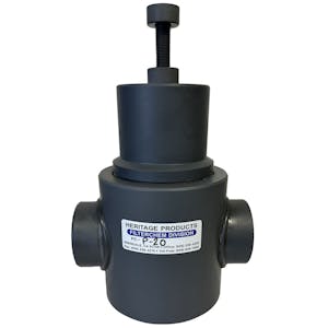 2" Threaded Gray PVC Pressure By-Pass Valve