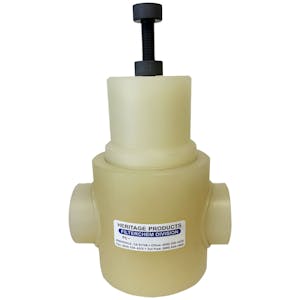 2" Threaded Natural Polypropylene Pressure By-Pass Valve