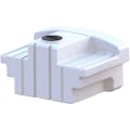 400 Gallon Natural HDPE Space-Saving Pick-Up Truck Bed Tank with 12" Lid - 69.5" L x 51.38" W x 42.48" Hgt.