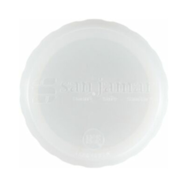 Replacement Natural Solid Cap for 12 oz. & 16 oz. Slim EZ-KLEEN® Round Sauce Bottles