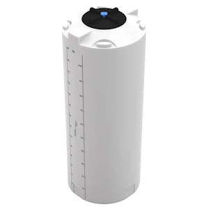 300 Gallon Natural XLPE ProChem® Process Chemical Tank (1.9 Specific Gravity) with 16" Lid - 35" Dia. x 78" Hgt.