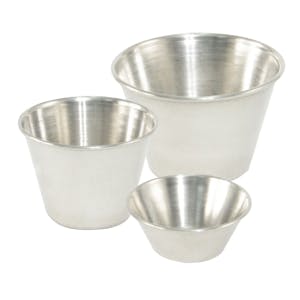 Stainless Steel Sauce & Condiment Cups