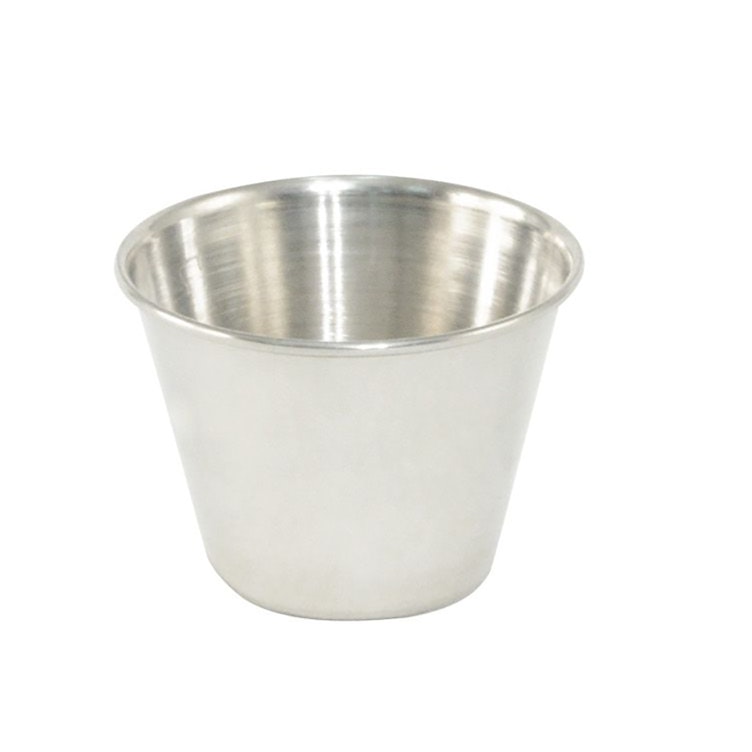 2.5 oz. Stainless Steel Sauce Cups - Package of 12