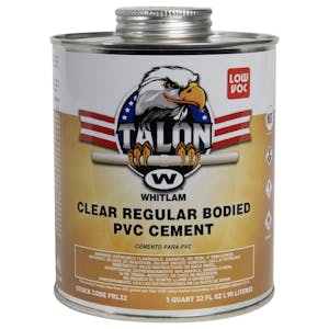 TALON™ Low VOC Clear Regular-Bodied PVC Cement