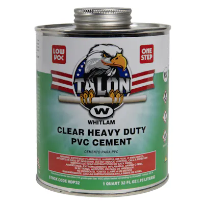 TALON™ Low VOC Clear Heavy-Duty PVC Cement