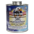 Quart TALON™ Weatherproof Clear Low VOC Medium-Bodied Wet/Dry PVC Cement