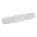 1/2" Hose Barb x 1/2" Hose Barb Natural Polypropylene Class 7 Cleanroom Coupler - Package of 100