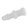 1/8" Hose Barb Natural Polypropylene Class 7 Cleanroom Insert Plug - Package of 100