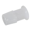 1/2" Hose Barb Natural Polypropylene Class 7 Cleanroom Insert Plug - Package of 100