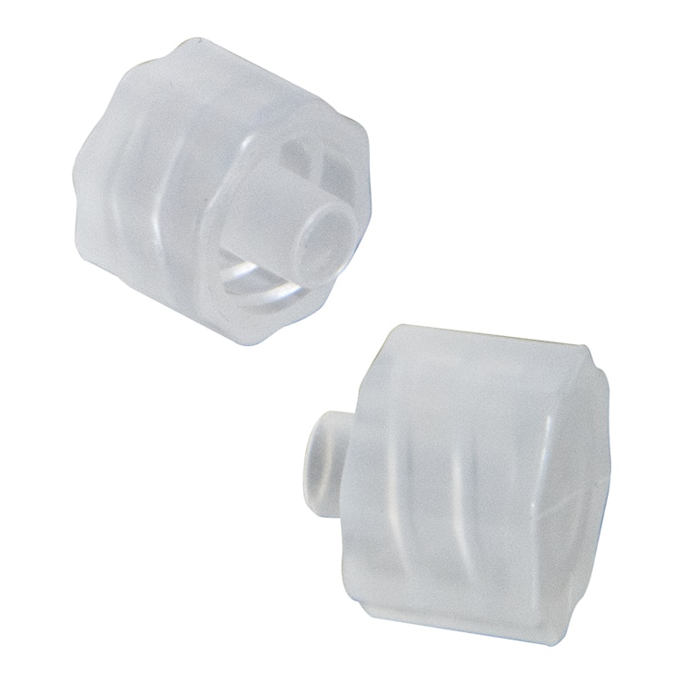 Male Natural Polypropylene Soft-Touch Luer Plug - Package of 100