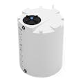 400 Gallon Natural MDLPE ProChem® Potable Water Tank (1.0 Specific Gravity) with Top & Bottom Port & 16" Lid - 47" Dia. x 62" Hgt.