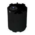 400 Gallon Black MDLPE ProChem® Potable Water Tank (1.0 Specific Gravity) with Top & Bottom Port & 16" Lid - 47" Dia. x 62" Hgt.