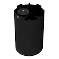 500 Gallon Black MDLPE ProChem® Potable Water Tank (1.0 Specific Gravity) with Top & Bottom Port & 16" Lid - 47" Dia. x 76" Hgt.