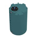 500 Gallon Green MDLPE ProChem® Potable Water Tank (1.0 Specific Gravity) with Top & Bottom Port & 16" Lid - 47" Dia. x 76" Hgt.