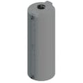 265 Gallon Dark Gray MDLPE ProChem® Potable Water Tank (1.0 Specific Gravity) with Top & Bottom Port & 8" Lid - 31" Dia. x 91" Hgt.