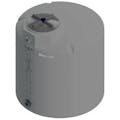 300 Gallon Dark Gray MDLPE ProChem® Potable Water Tank (1.0 Specific Gravity) with Top & Bottom Port & 16" Lid - 48" Dia. x 51-1/2" Hgt.