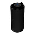 300 Gallon Black MDLPE ProChem® Potable Water Tank (1.0 Specific Gravity) with Top & Bottom Port & 16" Lid - 35" Dia. x 78" Hgt.