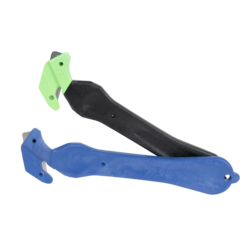 Klever ExcelXD Disposable Safety Cutters with Concealed Blade & Dual Tape Splitters