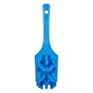 Blue Polypropylene Vikan® UST Hand Brush with Stiff Polyester Bristles & Short Handle