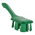 Green Polypropylene Vikan® UST Hand Brush with Stiff Polyester Bristles & Short Handle