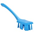 Blue Polypropylene Vikan® UST Hand Brush with Stiff Polyester Bristles & Long Handle