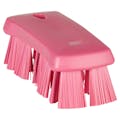 Pink Polypropylene Vikan® UST Hand Brush with Stiff Polyester Bristles