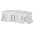 White Polypropylene Vikan® UST Hand Brush with Stiff Polyester Bristles