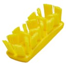 Yellow Polypropylene Vikan® UST Hand Brush with Stiff Polyester Bristles
