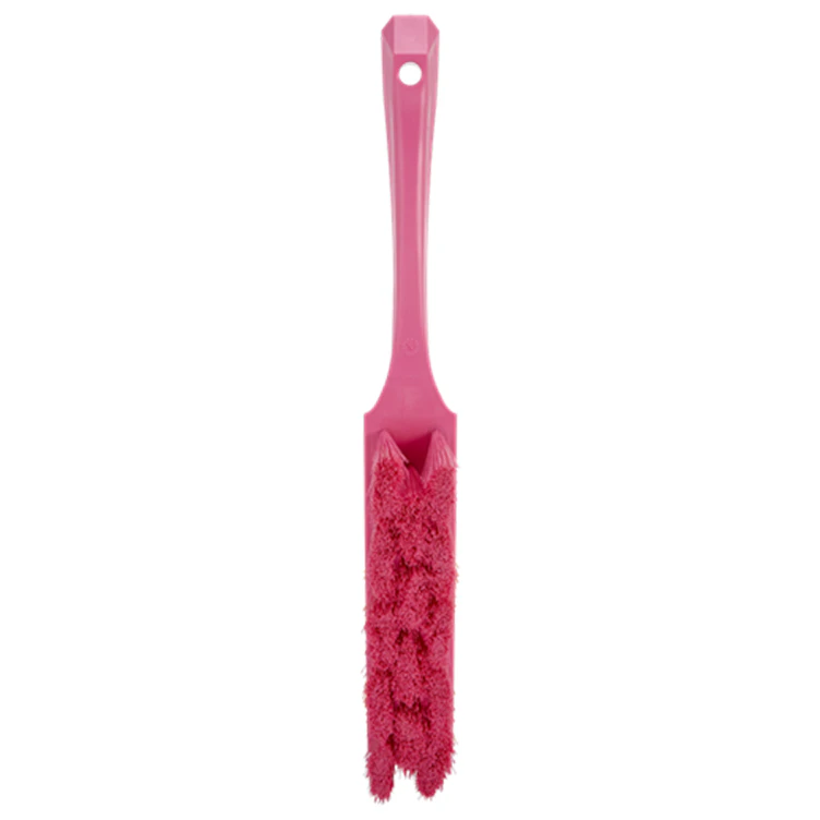 Pink Polypropylene Vikan® UST Bench Brush with Soft Polyester Bristles