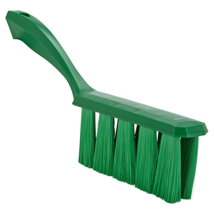 Green Polypropylene Vikan® UST Bench Brush with Soft Polyester Bristles