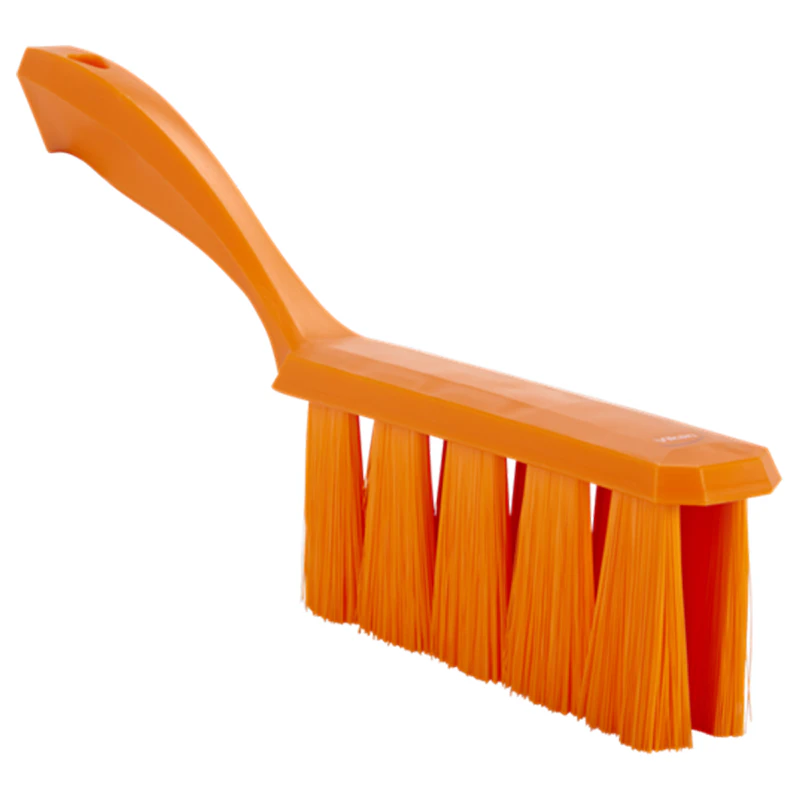 Orange Polypropylene Vikan® UST Bench Brush with Soft Polyester Bristles