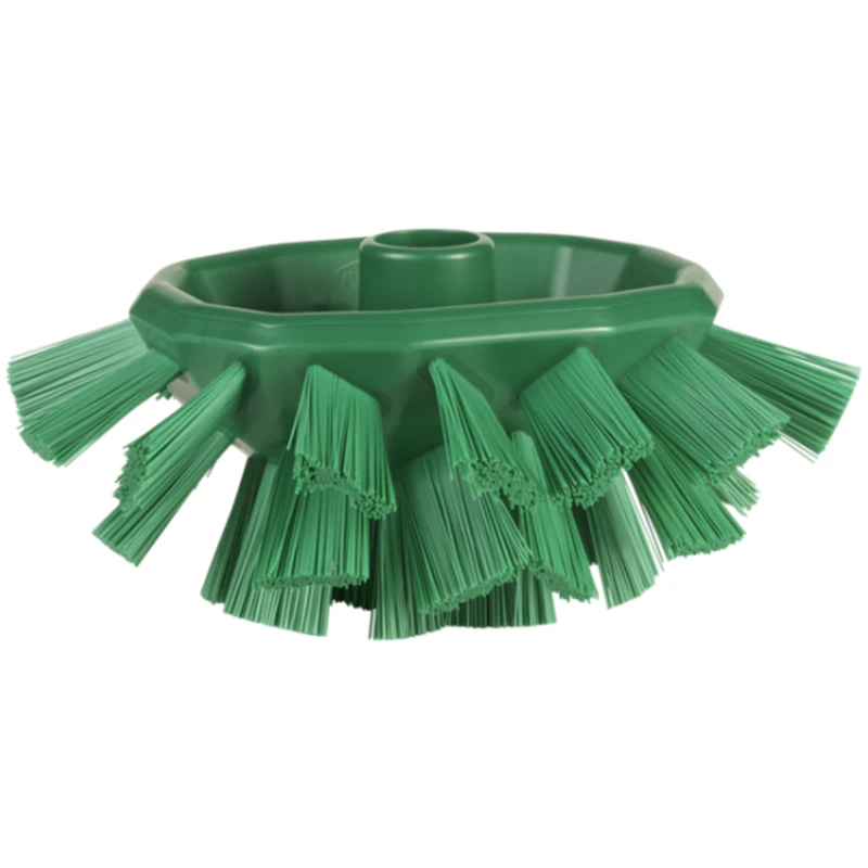 Green Polypropylene Vikan® UST Tank Brush with Stiff Polyester Bristles (Handle Sold Separately)