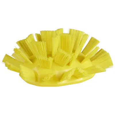 Yellow Polypropylene Vikan® UST Tank Brush with Stiff Polyester Bristles (Handle Sold Separately)