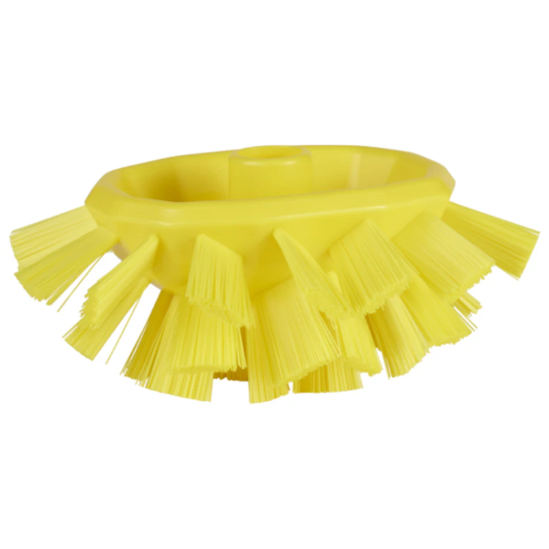 Yellow Polypropylene Vikan® UST Tank Brush with Stiff Polyester Bristles (Handle Sold Separately)