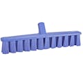 15.7" Purple Polypropylene Vikan® UST Push Broom Head with Soft Polyester Bristles (Handle Sold Separately)