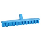15.7" Blue Polypropylene Vikan® UST Deck Scrub Brush with Stiff Polyester Bristles (Handle Sold Separately)