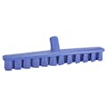 15.7" Purple Polypropylene Vikan® UST Deck Scrub Brush with Stiff Polyester Bristles (Handle Sold Separately)