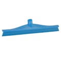 15.7" Blue Polypropylene Vikan® Ultra Hygiene Squeegee with Single TPE Rubber Blade (Handle Sold Separately)