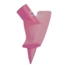15.7" Pink Polypropylene Vikan® Ultra Hygiene Squeegee with Single TPE Rubber Blade (Handle Sold Separately)