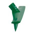 15.7" Green Polypropylene Vikan® Ultra Hygiene Squeegee with Single TPE Rubber Blade (Handle Sold Separately)