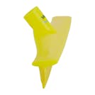 15.7" Yellow Polypropylene Vikan® Ultra Hygiene Squeegee with Single TPE Rubber Blade (Handle Sold Separately)