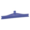 15.7" Purple Polypropylene Vikan® Ultra Hygiene Squeegee with Single TPE Rubber Blade (Handle Sold Separately)
