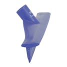 15.7" Purple Polypropylene Vikan® Ultra Hygiene Squeegee with Single TPE Rubber Blade (Handle Sold Separately)