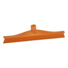 15.7" Orange Polypropylene Vikan® Ultra Hygiene Squeegee with Single TPE Rubber Blade (Handle Sold Separately)