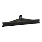 15.7" Black Polypropylene Vikan® Ultra Hygiene Squeegee with Single TPE Rubber Blade (Handle Sold Separately)