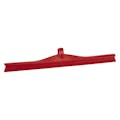 23.6" Red Polypropylene Vikan® Ultra Hygiene Squeegee with Single TPE Rubber Blade (Handle Sold Separately)
