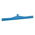 23.6" Blue Polypropylene Vikan® Ultra Hygiene Squeegee with Single TPE Rubber Blade (Handle Sold Separately)