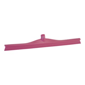 23.6" Pink Polypropylene Vikan® Ultra Hygiene Squeegee with Single TPE Rubber Blade (Handle Sold Separately)