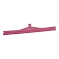 23.6" Pink Polypropylene Vikan® Ultra Hygiene Squeegee with Single TPE Rubber Blade (Handle Sold Separately)