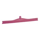 23.6" Pink Polypropylene Vikan® Ultra Hygiene Squeegee with Single TPE Rubber Blade (Handle Sold Separately)